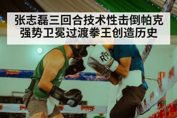 张志磊三回合技术性击倒帕克强势卫冕过渡拳王创造历史